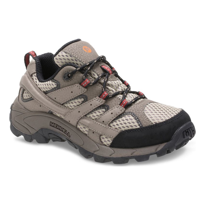 Basket Merrell Moab 2 Low Lace Grise Enfant | V.Z.EJQO